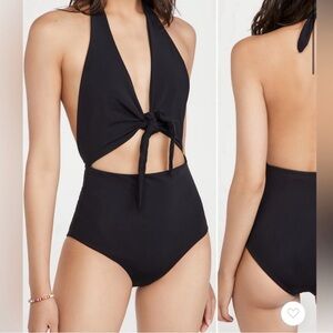 Mara Hoffman Maddy One Piece Cut Out Swim Size XL NEW